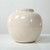 Approx. 10" High Off White Ceramic Jar Round (5.9" Opening)