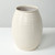 Approx. 14" High Off White Ceramic Coil Pot (7.3" Opening)