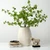 Approx. 14" High Off White Ceramic Coil Pot (7.3" Opening)