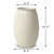 Approx. 12" High Off White Ceramic Coil Pot (6.3" Opening)