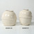 Approx. 11.6" High Off White Ceramic Vase with Lace Decoration (4.3" Opening)