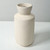 Approx. 15" High Off White Ceramic Vase (5.1" Opening)