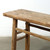 55" Long 17.3" Deep Elmwood Vintage Console Table Weathered Natural