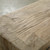 40 Inches Long Gradnd Framed Console Table with Shelf Rustic Natural