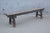Approx. 77 Inches Long 12 Inches Deep Vintage Bench Distressed Black
