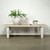 Amalfi Two Tones 9' Long Dining Table Antique Off White 110x39.5x31H