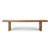 Bari Bench Approx. 78Wx14Dx18.5H Rustic Pine Wood Weathered Natural
