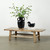 Vintage Coffee Table 62x22x18H Walnut Wood Weathered Natural
