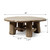 Approx.48-49 Inches Round Vintage Coffee Table Elmwood Weathered Natural Approx.48-49 Inches Round Vintage Coffee Table Elmwood Weathered Natural
