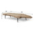 Approx. 98 Inches Wide 38 Inches Deep Live Edge Coffee Table with Metal Legs