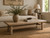 Cottonwood Vintage Appeal Coffee Table Weathered Natural Approx.67-70Wx24-28Dx17H
