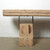 Approx. 164 Inches Long Vintage Appeal Console Table Weathered Natural