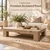 Ravello Extra Large Coffee Table 81Wx56Dx17H Weathered Gray