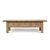 63 Inches Wide Coffee Table with Three Drawers Weathered Natural