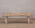 Approx. 63 Inches Live Edge Vintage Bench Weathered Natural