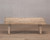 Approx. 64 Inches Live Edge Vintage Bench Weathered Natural
