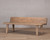 Approx. 75 Inches Live Edge Vintage Bench Weathered Natural