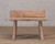 Approx. 33" Long 22" Deep Live Edge Vintage Bench Weathered Natural