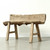 Approx. 43 " long, 14.6" deep, live-edge vintage bench, weathered natural