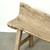 Approx. 43 " long, 14.6" deep, live-edge vintage bench, weathered natural