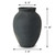 Approx.11" High 8" Round Earthy Gray Pottery Vase