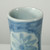 Approx.16 Inches High Blue and White Bottle with Flower and Leaf Motif