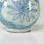 Approx.13 Inches High Blue and White Bottle with Flower and Leaf Motif