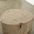 Approx.20 Inches Wide Live Edge Tree Table Weathered Natural