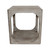 Ming arched side table Weathered whitewash