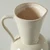 Off-White Ceramic Pitcher Vase (5.9"W x 10.6"H)
