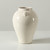 Approx. 12.6 Inches High Off White Ceramic Vase with Two Handles Approx. 12.6 Inches High Off White Ceramic Vase with Two Handles