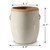 Approx. 6.7" H Two-Tone Ceramic Pot with Side Handles Approx. 6.7" H Two-Tone Ceramic Pot with Side Handles
