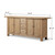 Three Drawers Sideboard Weathered Natural Three Drawers Sideboard Weathered Natural