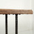 Approx. 79 Inches Long Vintage Console Table with Hand-Forged Iron Legs Weathered Natural