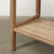 Vintage Side Table with Shelf Weathered Natural 38.2x21.7x31.5H