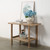Vintage Side Table with Shelf Weathered Natural 44.1x23.2x32.7H