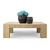 55" Square Ravello Coffee Table Weathered Natural