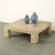 55" Square Ravello Coffee Table Weathered Natural