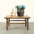 Elmwood Vintage Coffee Table Weathered Natural Light Wood Tone 35x35x18H