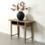 Approx.43 Inches Vintage Table with Storage Weathered Natural