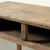 Approx.43 Inches Vintage Table with Storage Weathered Natural