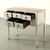 Vintage Entry Table with Five Drawers Approx. 38 Inches Wide Distressed White