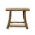 Vintage Rustic Stool Rectangular 25.6" Wide 10.6 " Deep with Thick Top