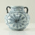 Approx.6 Inches Subtle Blue and White Vase with Two Decorative Handles