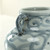Approx.6 Inches Subtle Blue and White Vase with Two Decorative Handles