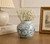 Approx.6 Inches Subtle Blue and White Vase