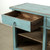 Approx. 92" Wide Three Drawers Counter Table Distressed Blue