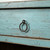 Approx. 92" Wide Three Drawers Counter Table Distressed Blue