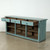 Approx. 92" Wide Three Drawers Counter Table Distressed Blue