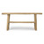 Approx. 76 Inches Long Console with Tapped Leg Weathered Natural